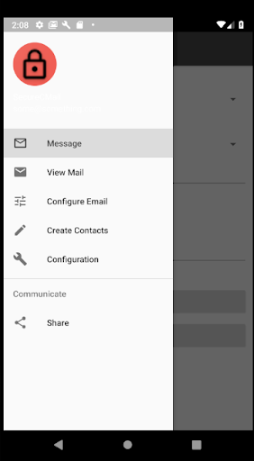 SecureCMail2 Screen 2