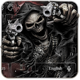 Devil Death Skull Gun Keyboard Theme icon