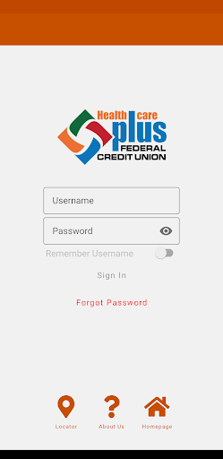 Android application Healthcare Plus FCU screenshort