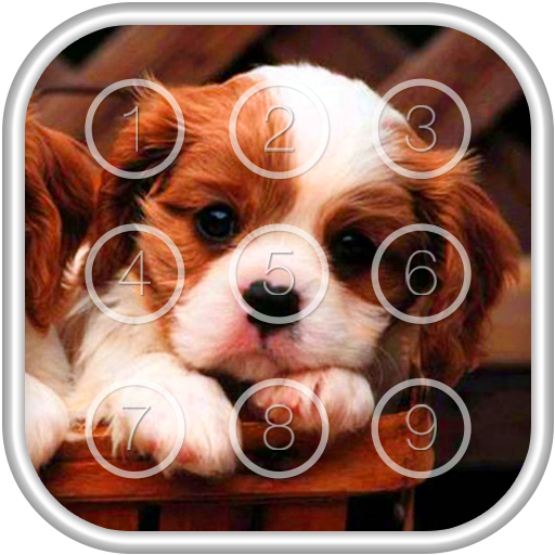 Puppy Dog Pin Lock Screen logo