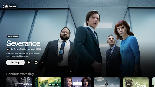 Screenshot of Apple TV