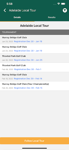 US Kids Golf Fan App Screen 2