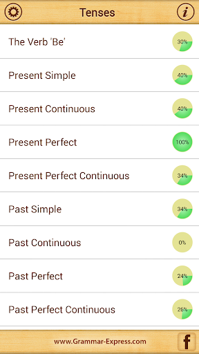 Grammar Express : Tenses Lite Screen 2