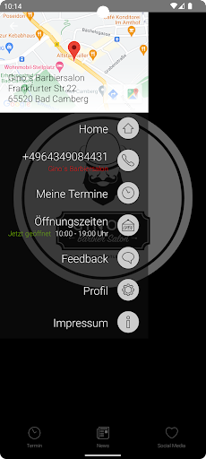 Ginos Barbiersalon Screen 2