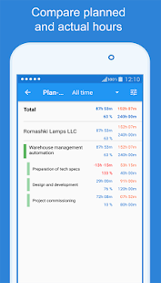 Trice - work time tracker app Screenshot