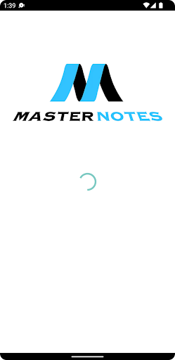 Android application MasterNotes screenshort