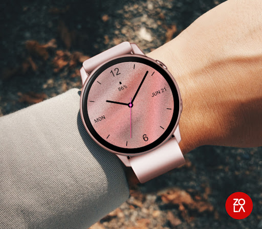 Rose Gold Style Watch Face Screen 3