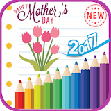 Mothers Day 2017 Coloring Book icon