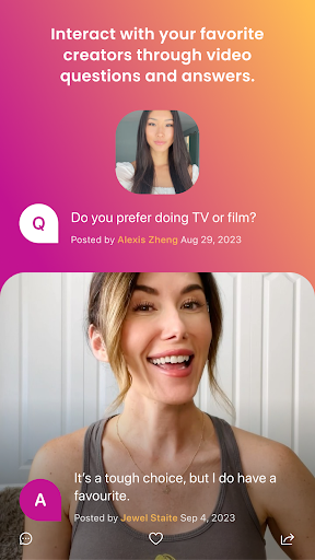 Android application QP: Ask Me Anything screenshort