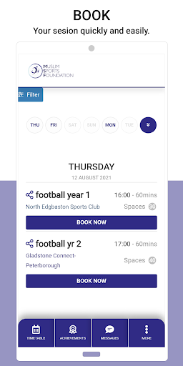 Muslim Sports Foundation Screen 2