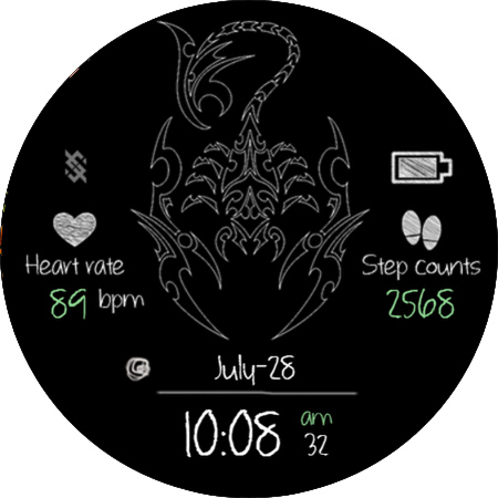 BFF80- Blackboard Art Scorpion screenshot 19