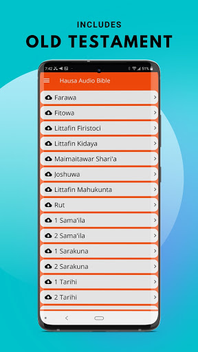 Android application Hausa Audio Bible screenshort