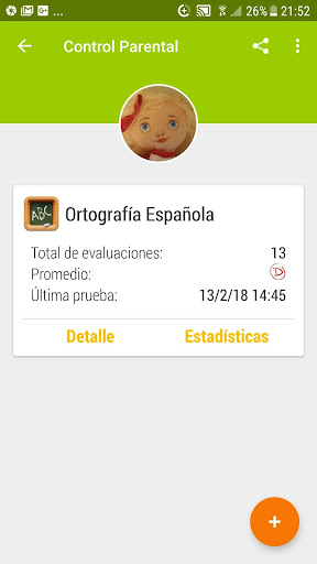 Vista previa de la aplicación