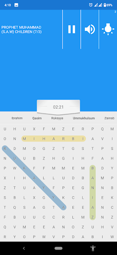 Islamic word search Screen 3