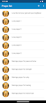 screenshot of Love and relationships prayers