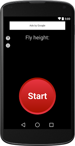 Android application Flymeter screenshort