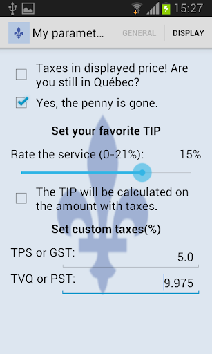 Tip, Taxes & Share Screen 2
