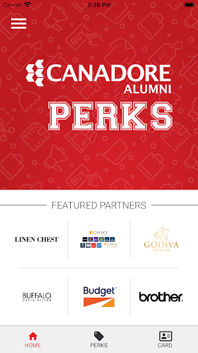 Android application Canadore Alumni Perks screenshort