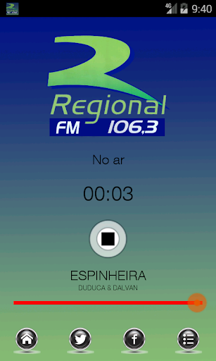 Android application Regional FM 106.3 screenshort