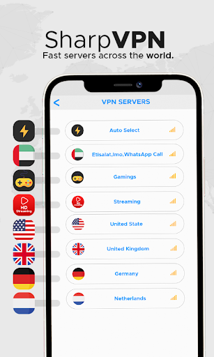 SharpVPN - Fast & Secure VPN screenshot 3