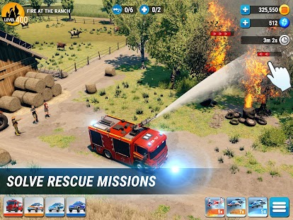 EMERGENCY HQ: firefighter game Screenshot