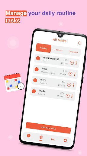 Screenshot of Pomodoro Timer & Focus Planner