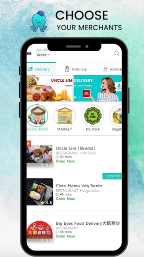 Octopus Delivery Screen 2