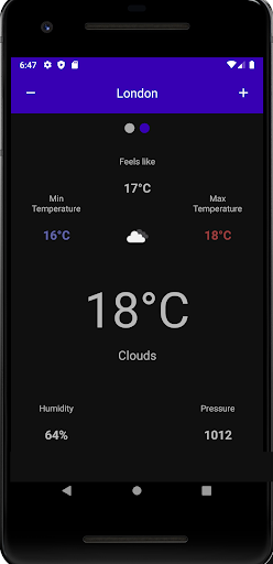 Global Weather Forecast Screen 3