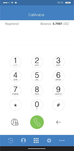 Callarabia Dialer Screen 3