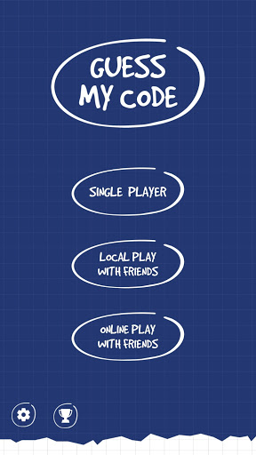 Android application Guess My Code screenshort