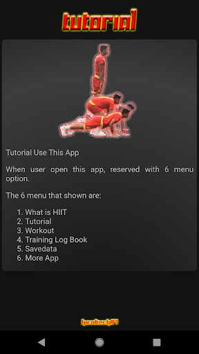 HIIT Workout Action Time Screen 3