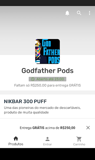 Android application Godfather Pods screenshort