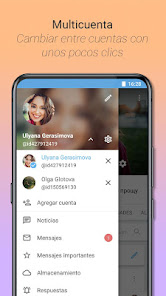 Captura de Pantalla 3 Kontakt - Сliente VK (VKontakt android