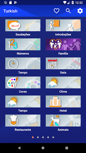 Visualização do aplicativo