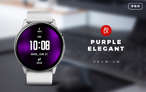 Purple Elegant Pro Watch Face
