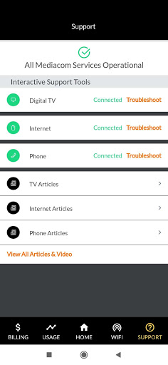 MediacomConnect Screen 2