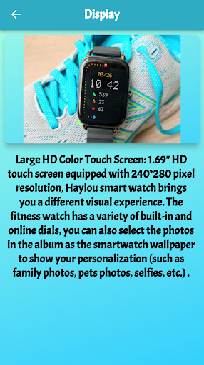 Haylou RS4 Plus guide Screen 2