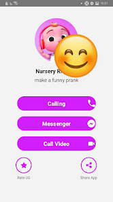 fake vide call nursery rhymes 1.0 APK + Mod (Unlimited money) إلى عن على ذكري المظهر