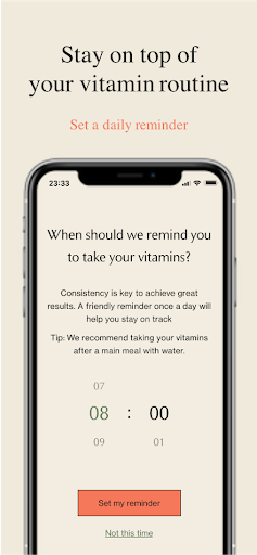 Android application Vitable screenshort