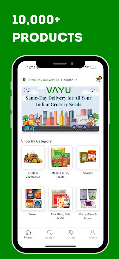 Vayu - Indian Grocery Delivery Screenshot 1 - AppWisp.com