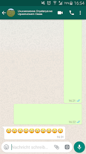 Mensaje en blanco (para WhatsApp) Screenshot