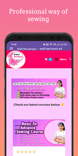 Maitri Boutique Screen 3