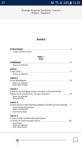e-book Editora Unijuí Reader Screen 3