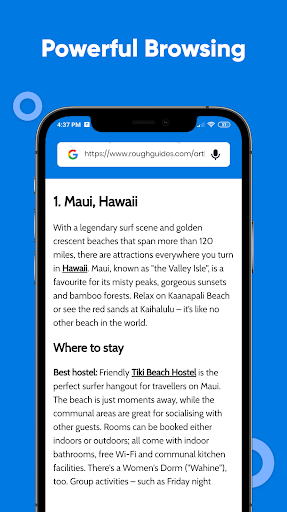 Screenshot of Foxta - VPN Private Browser