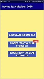Income Tax Calculator 2020 - N