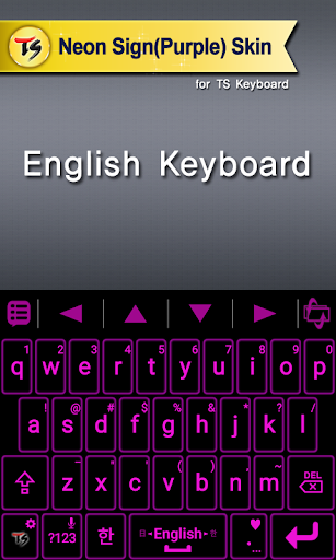 Neon(Purple) for TS Keyboard Screen 2
