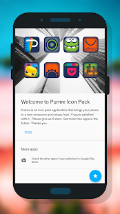 Pumre - екранна снимка на пакет с икони