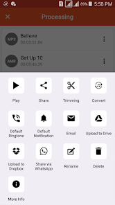 Screenshot 16 Audio Converter (MP3 AAC OPUS) android