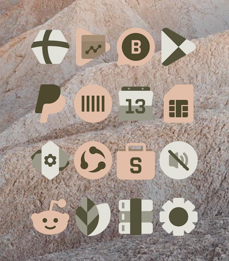 Screenshot of Android 12 Colors - Icon Pack