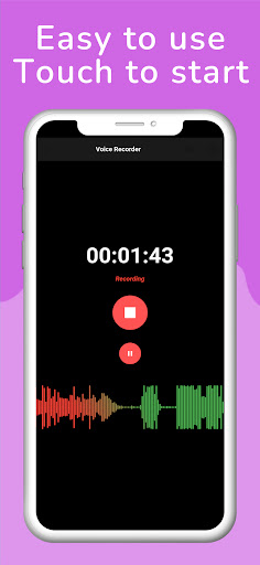Android application Voice Recorder screenshort